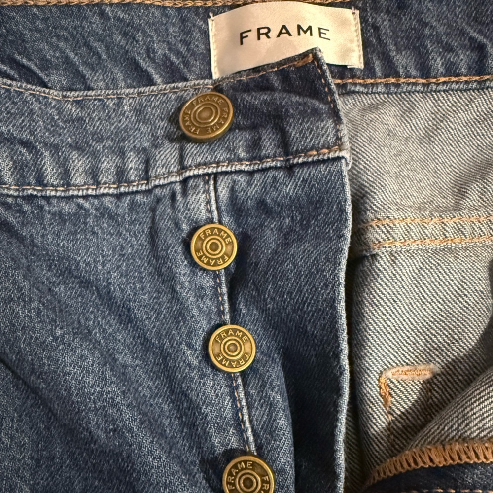 Frame High Rise Easy Capri Jeans - Picture 5 of 5
